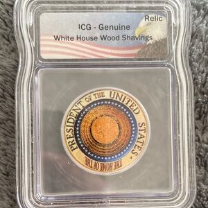 White House Wood Shavings Relic Coin